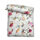 biberna Tencel Bettwäsche Frühling , 1x 155x220 cm + 1x 80x80 cm