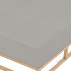 biberna Spannbetttuch Melange uni sturmgrau, 1x 90x190 cm - 100x200 cm