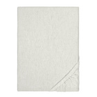 biberna Spannbetttuch Melange uni grau, 1x 90x190 cm - 100x200 cm