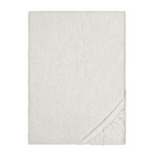 biberna Spannbetttuch Melange uni grau, 1x 140x200 cm - 160x200 cm