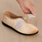 Pantoffel "Alma" beige