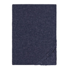 biberna Spannbetttuch Melange uni marine, 1x 140x200 cm - 160x200 cm