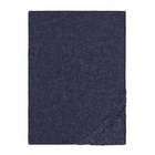 biberna Spannbetttuch Melange uni marine, 1x 180x200 cm - 200x200 cm