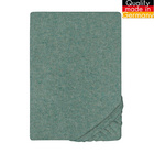 biberna Spannbetttuch Melange uni fichte, 1x 90x190 cm - 100x200 cm