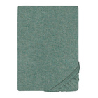 biberna Spannbetttuch Melange uni fichte, 1x 90x190 cm - 100x200 cm