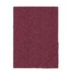 biberna Spannbetttuch Melange uni burgund, 1x 180x200 cm - 200x200 cm