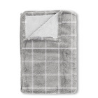 biberna Sherpa Wohndecke Sherpa grau, 1x 150x200 cm