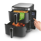Heißluft-Fritteuse Vertikale 2 x 5 l Doppelkammer GOURMETmaxx