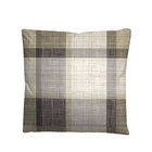biberna Feinbiber Bettwäsche Karo taupe, 135x200 cm + 80x80 cm