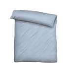 biberna Tencel-Flanell Bettwäsche uni taubenblau, 135x200 cm + 80x80 cm