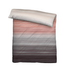 biberna Satin Bettwäsche Streifen gold, 135x200 cm + 80x80 cm