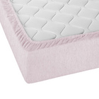 biberna Spannbetttuch Melange rose, 90x190 cm - 100x200 cm