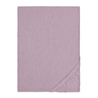 biberna Spannbetttuch Melange brombeer, 90x190 cm - 100x200 cm