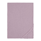 biberna Spannbetttuch Melange brombeer, 140x200 cm - 160x200 cm