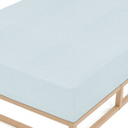 biberna Spannbetttuch Melange ciel, 90x190 cm - 100x200 cm
