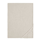 biberna Spannbetttuch Melange kitt, 90x190 cm - 100x200 cm