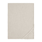 biberna Spannbetttuch Melange kitt, 140x200 cm - 160x200 cm