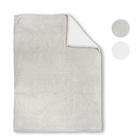 biberna Sherpa Wohndecke offwhite, 150x200 cm