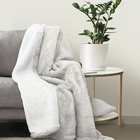 biberna Sherpa Wohndecke offwhite, 150x200 cm