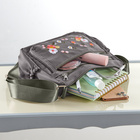 Handtasche "Blumenranke" fuchsia