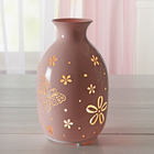 LED-Metallvase "Schmetterling"