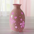 LED-Metallvase "Schmetterling"