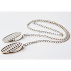 Serviettenkette silberfarben