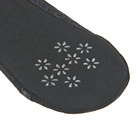 Spitzensöckchen schwarz + weiß + beige 3 Paar