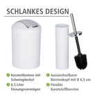 WENKO Bad Accessoire Set "Calvo" weiß matt, 4-tlg.