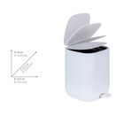 Treteimer „Davos“, 6,5 L, weiß, Easy-Close WENKO