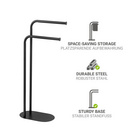 Handtuchständer „Levante“, schwarz WENKO