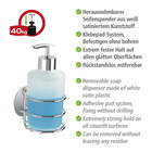 Turbo-Loc® Set: Seifenspender & Zahnputzbecher, weiß satiniert WENKO