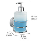 Turbo-Loc® Set: Seifenspender & Zahnputzbecher, weiß satiniert WENKO