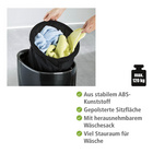 Badhocker & Wäschesammler Candy schwarz WENKO