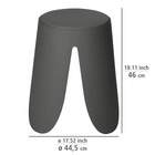 Badhocker Comiso Anthrazit matt WENKO