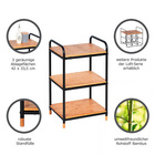 Regal Loft 3 Etagen aus Bambus WENKO