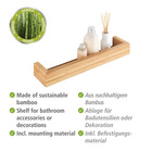 Wandregal Bambusa 40 cm aus Bambus WENKO