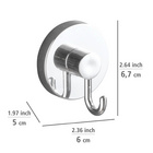 Eckablage Bari mit Haken 3-tlg. Vacuum-Loc Schwarz WENKO