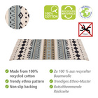 Badematte Bere aus recycelter Baumwolle WENKO