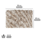 Badteppich Lerici weiß-beige WENKO
