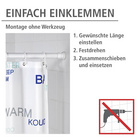 Teleskop-Duschstange extra stark WENKO