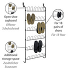 Türregal für Schuhe Schwarz WENKO