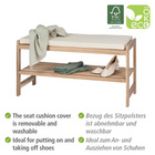 Schuhbank „Acina“ Akazienholz WENKO