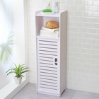 Badezimmerschrank mit Tür weiß