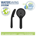 Brauseset „Watersaving“ Schwarz 70 cm WENKO