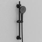 Duschstange ohne Bohren Edelstahl Schwarz WENKO