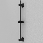 Duschstange ohne Bohren Edelstahl Schwarz WENKO