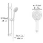 Brauseset „Watersaving“ Weiß 70 cm WENKO