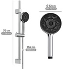 Brauseset mit Mikrotropfen-Technologie Softwater 70 cm WENKO