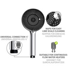 Brauseset mit Mikrotropfen-Technologie Softwater 70 cm WENKO